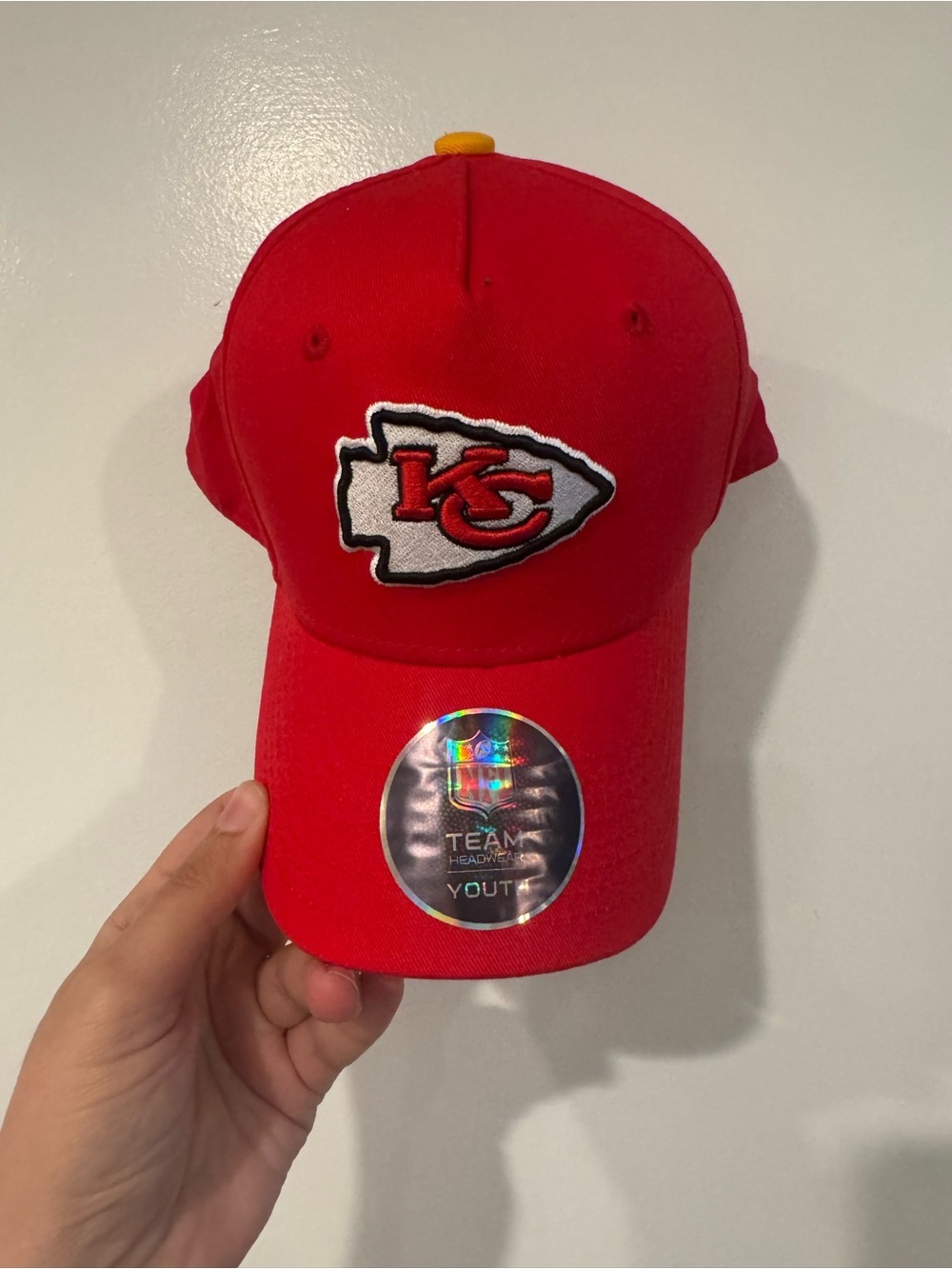 NWT Kansas City Chiefs Red Youth Baseball Cap